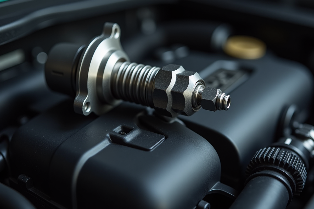 Capteur de pression turbo installé sur un moteur moderne propre
