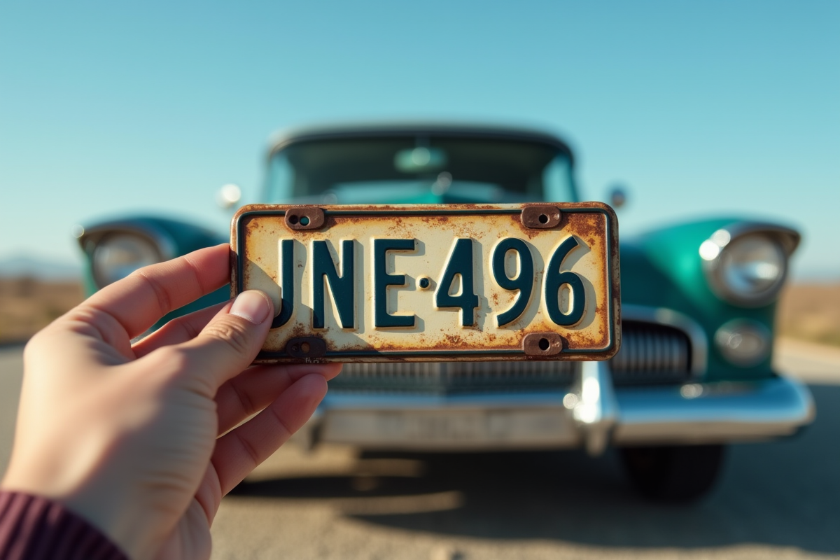 plaque immatriculation