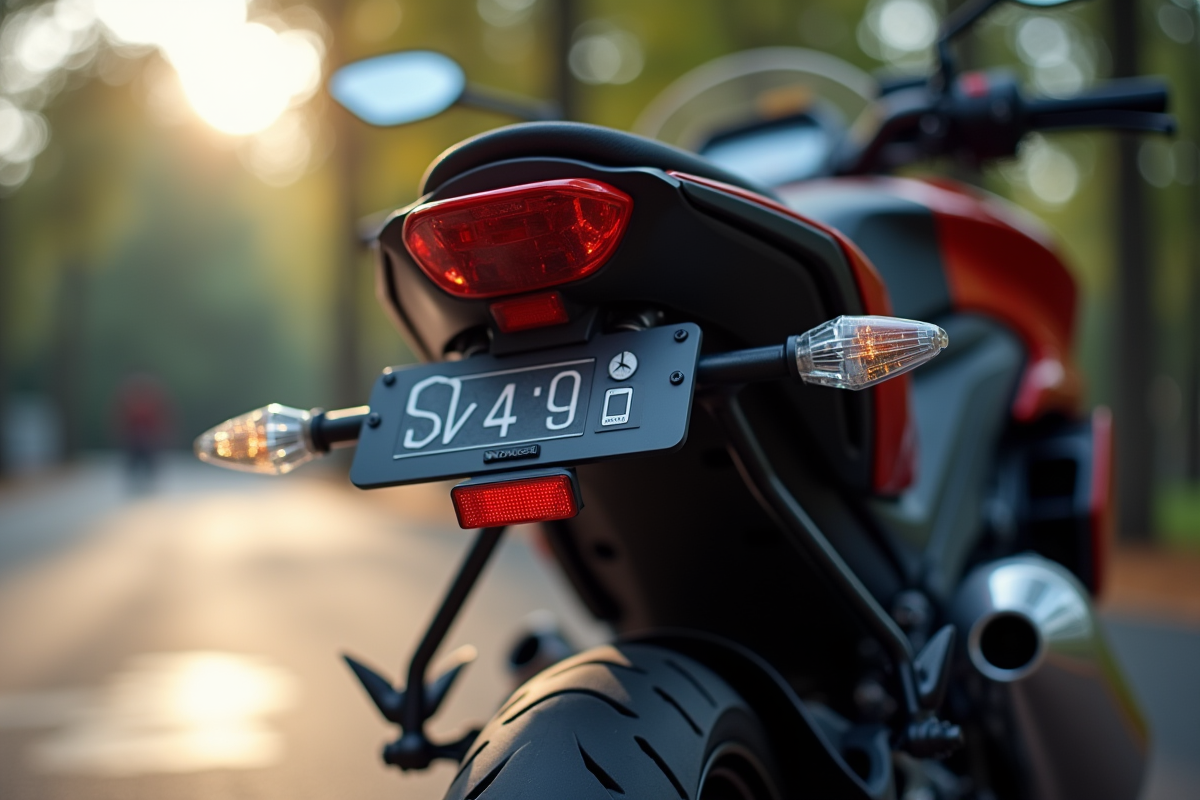 plaque moto