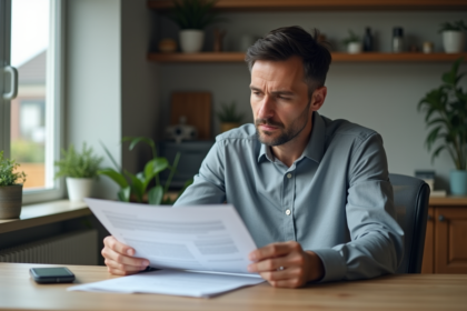 Homme d'affaires dans son bureau organisé et moderne
